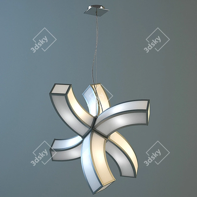 Mantra Duna Pendant Light 3D model image 1