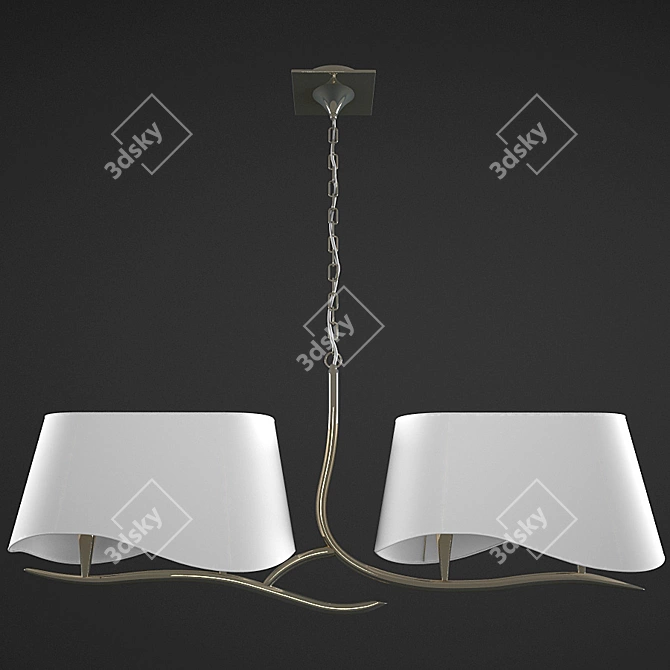 Mantra NINETTE 1921 - Stylish Spanish Pendant Light 3D model image 1