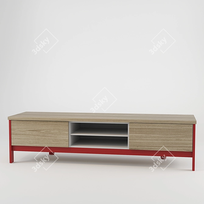 Modern Calligaris Factory Bench 3D model image 1