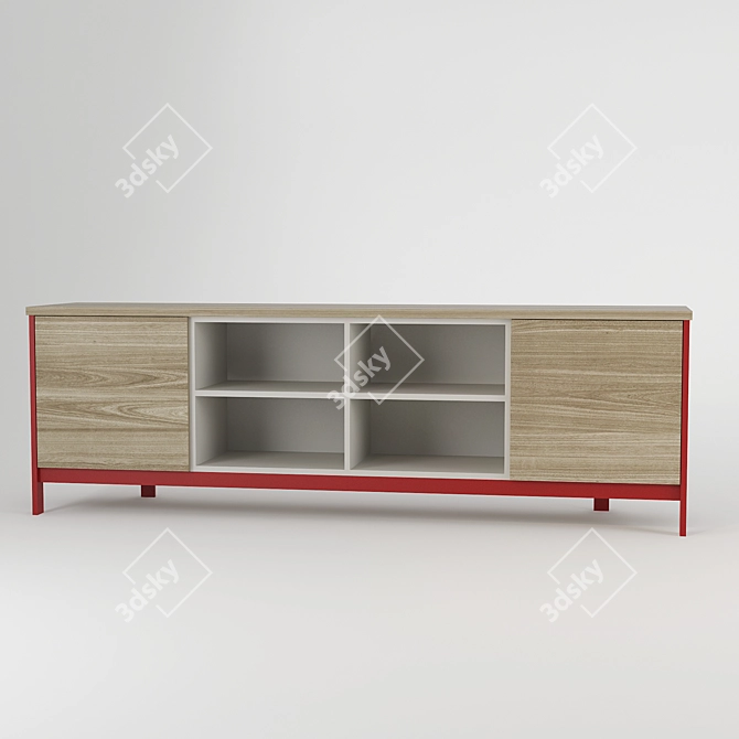 Sleek Modern Calligaris Factory 3D model image 1