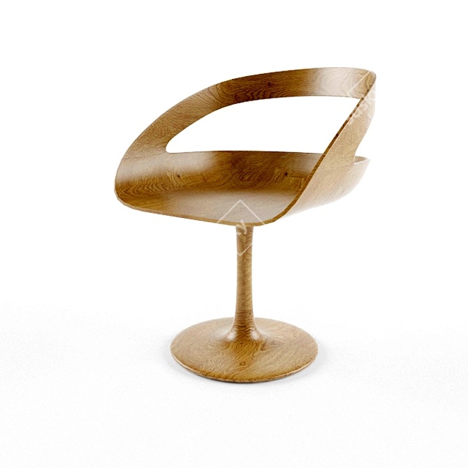 Elegant Belgravia Chair by Riva 3D model image 1