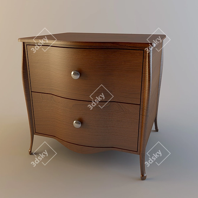 Chic PIERMARIA Chanel Nightstand 3D model image 1