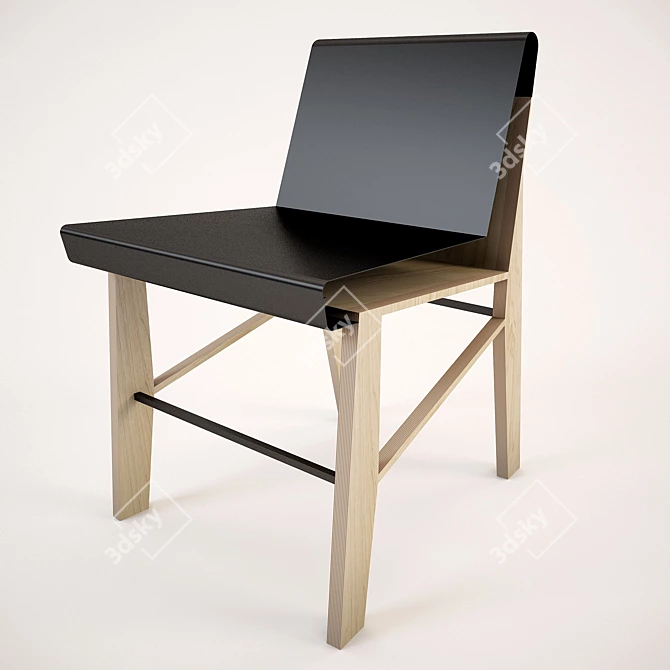 ErgoFlex Chair: Unsurpassed Comfort & Support 3D model image 1