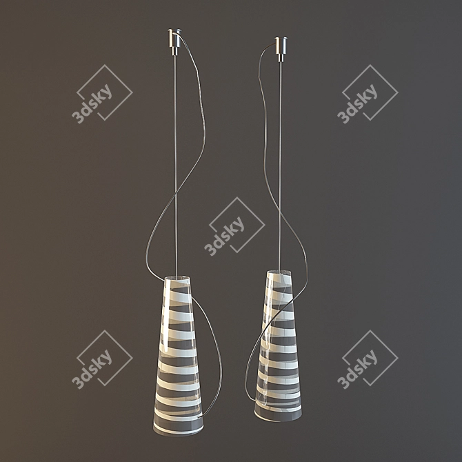 Elegant Glow Lamp 3D model image 1