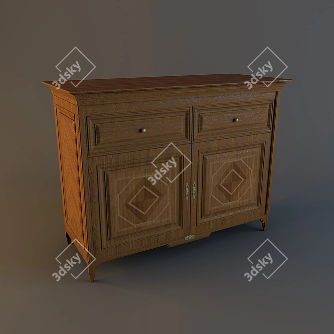 Modern Chest MAV 3D model image 1