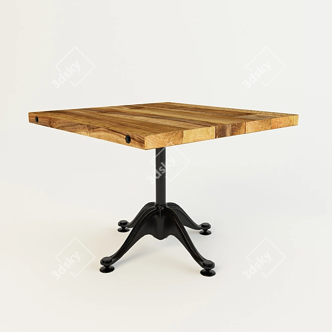 Eclectic V42 Bistro Table 3D model image 1