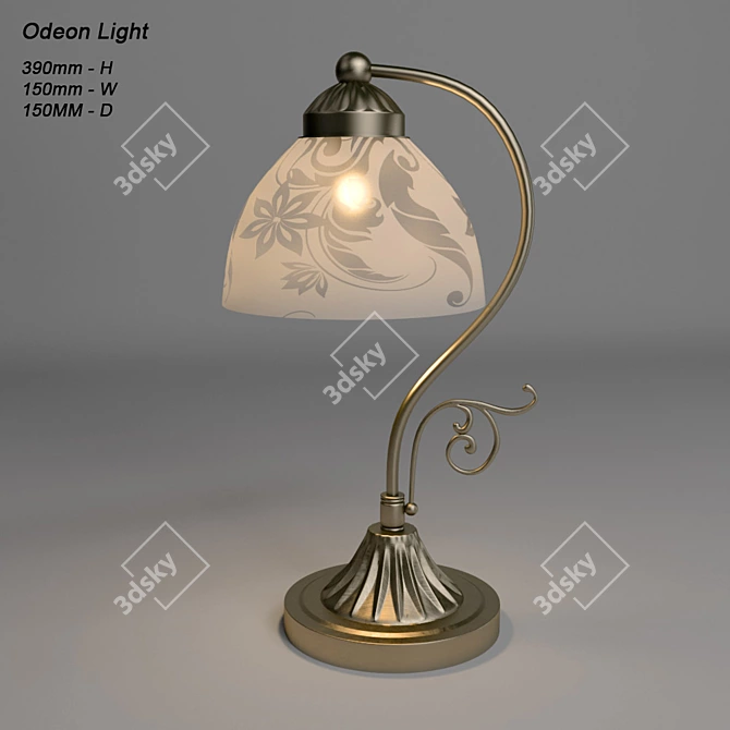 Odeon Light Table Lamp 3D model image 1