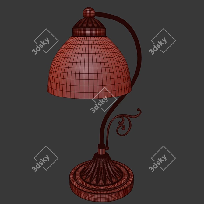 Odeon Light Table Lamp 3D model image 2