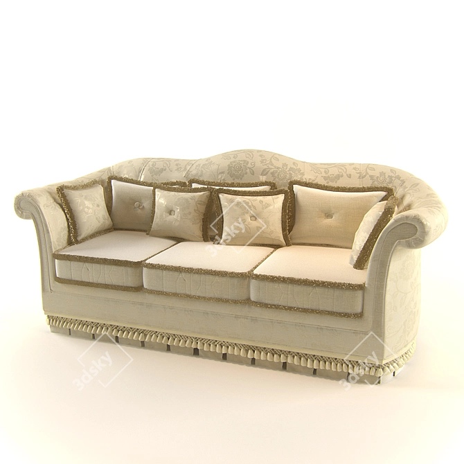 Italian Factory BM Style Sofa - Dolcevita 3D model image 1