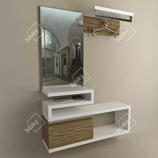 German-made Sento Hallway Furniture 3D model image 1