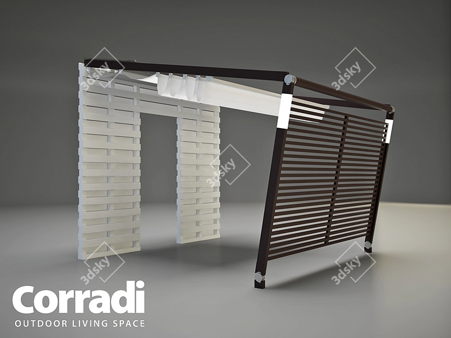 Innovative Move: Corradi Pergola 3D model image 1