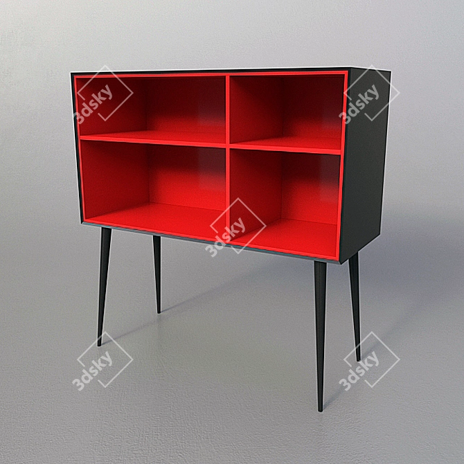 Ligne Roset Kermes Modern Chest 3D model image 1