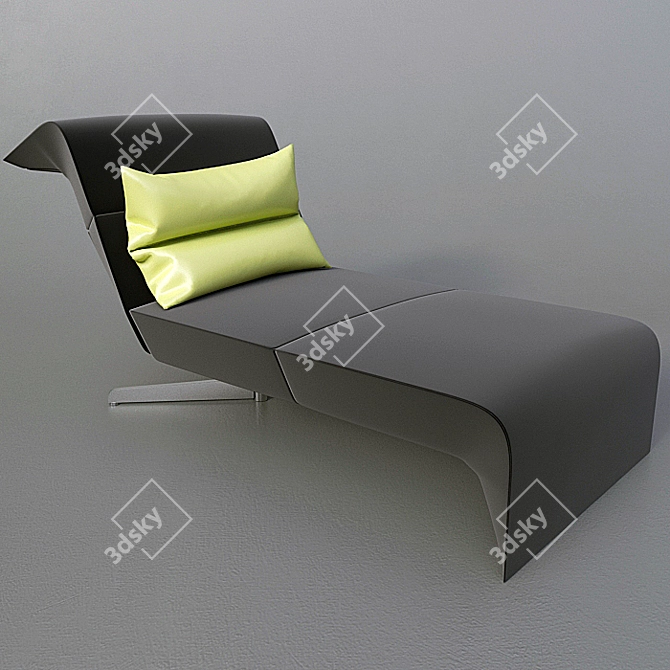 Modern Minimal Sofa Design 3D model image 1