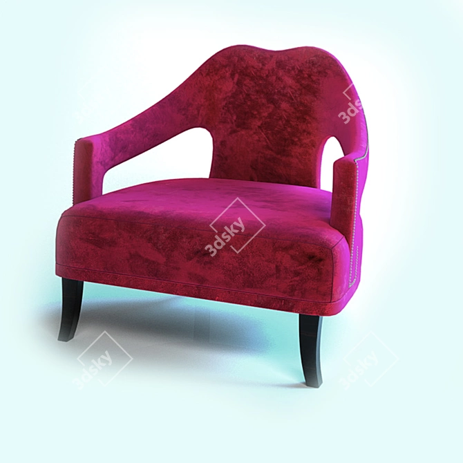 ErgoComfort Mesh Chair 3D model image 1