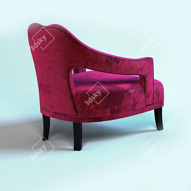 ErgoComfort Mesh Chair 3D model image 2