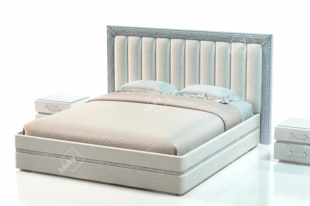 Positano Dream Bed 3D model image 1