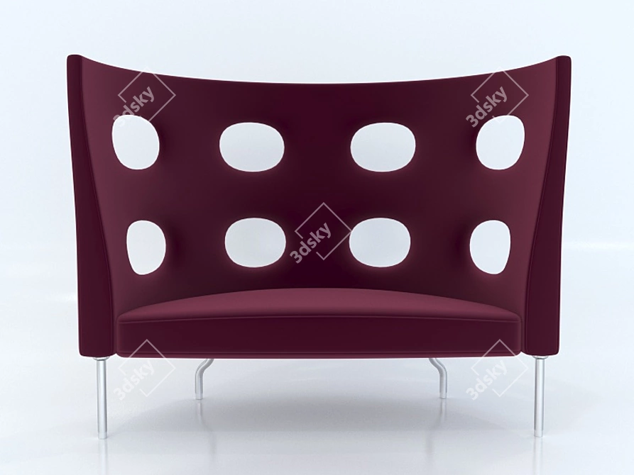 Italian Luxury Sofa 3D model image 1