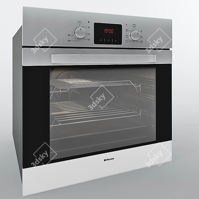 Hansa Scandium Electric Built-In Oven 3D model image 1