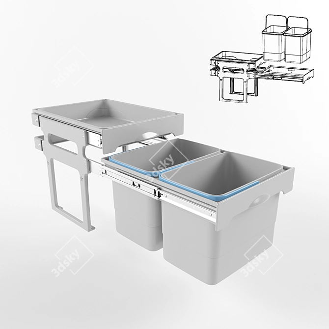  Aladin 40SF - Ultimate Kitchen Storage 3D model image 1