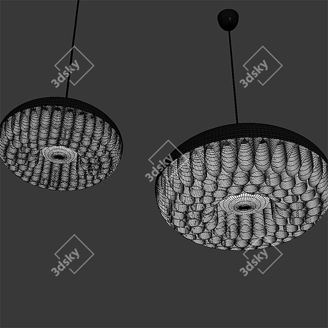 Aeon Rocket Pendant Light 3D model image 3