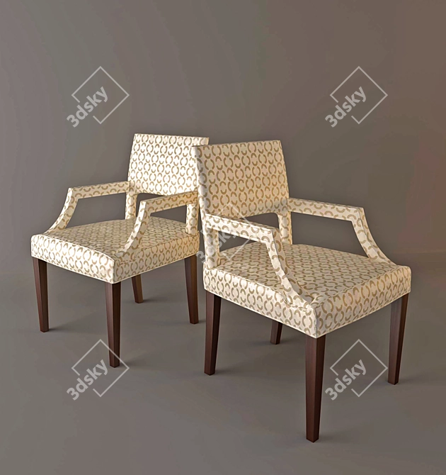 Profi Selva Armchair: Perfect Comfort & Style 3D model image 1