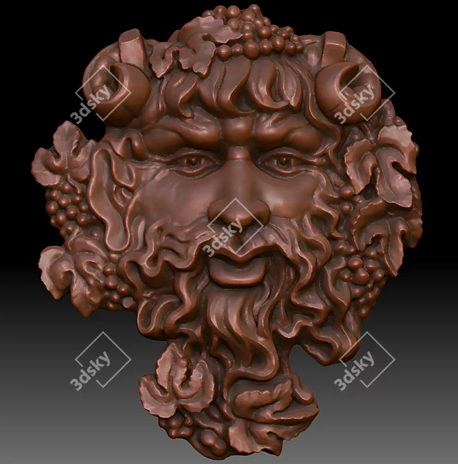 Italian Collection: CNC-Ready Bacchus Model 3D model image 1