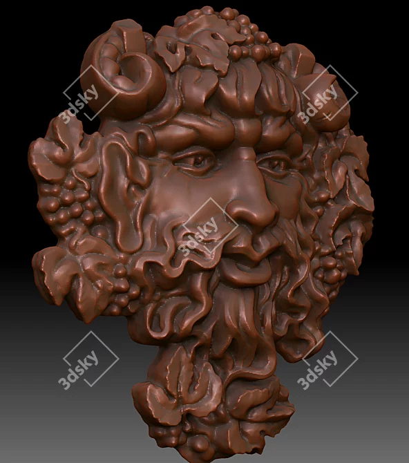 Italian Collection: CNC-Ready Bacchus Model 3D model image 2