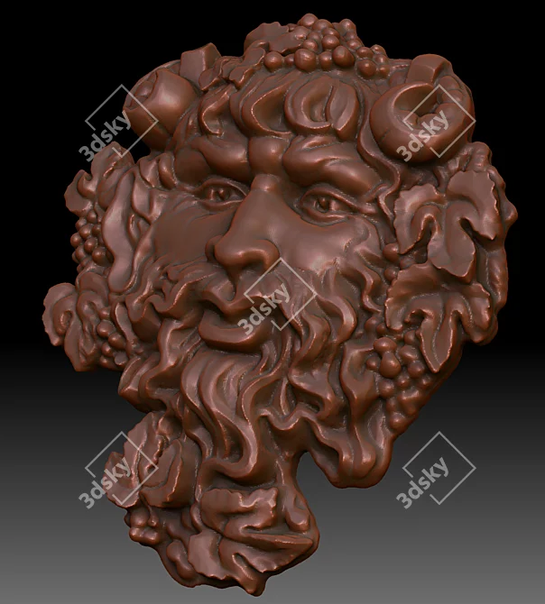 Italian Collection: CNC-Ready Bacchus Model 3D model image 3