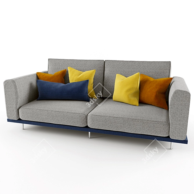 Norte 2-Seater Sofa 3D model image 1