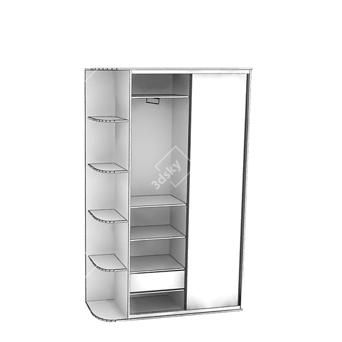 Custom Printed Wardrobe | Personalized Storage 3D model image 3