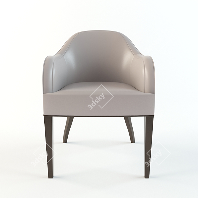 Elegant Lafayette Dining Chair 3D model image 1