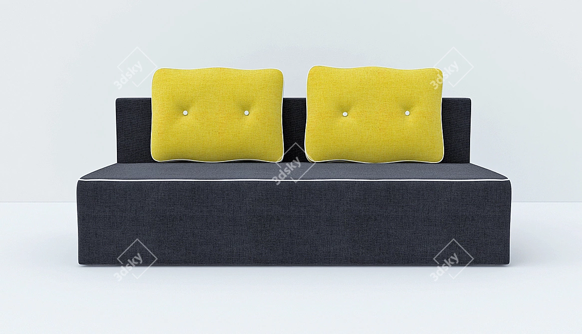 Ukrizramebel Sofa: Ukrainian Craftsmanship 3D model image 2