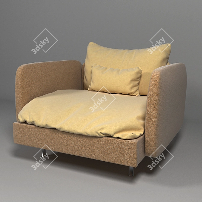 ErgoComfort Chair 3D model image 1