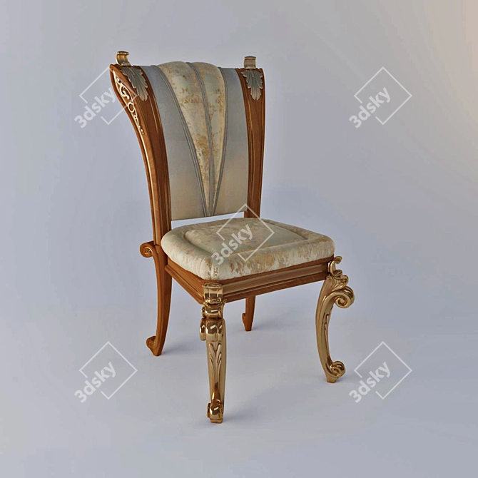 Italian Deluxe Profi Chair 3D model image 1