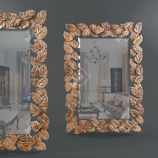 Timeless Reflection: Christopher Guy Mirror 3D model image 1