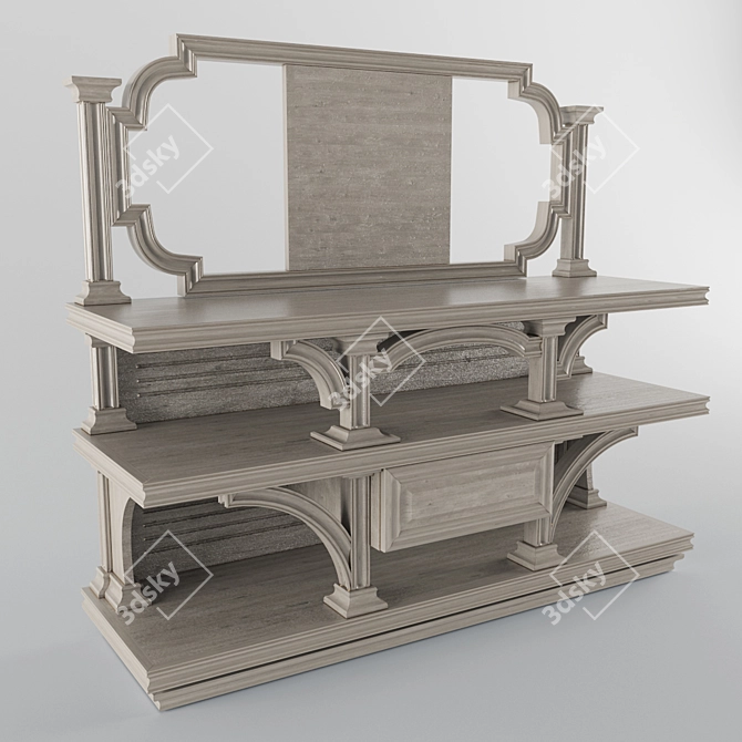 Elegant Tumba_TV Stand 3D model image 1