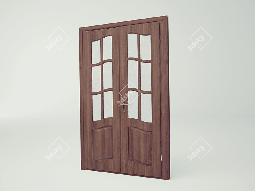 Classic Door | Elegant and Timeless 3D model image 1