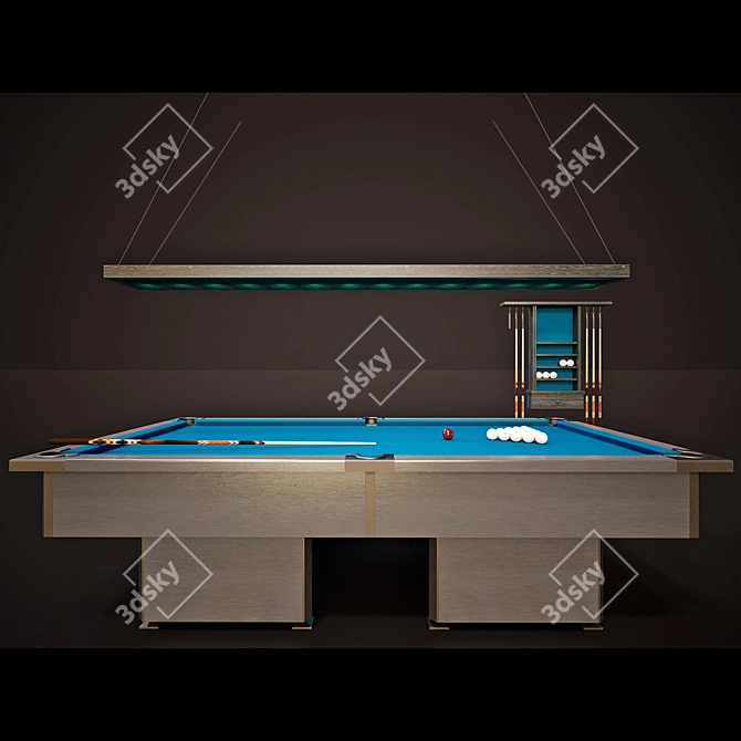Ultimate High-Tech Billiard Collection 3D model image 3