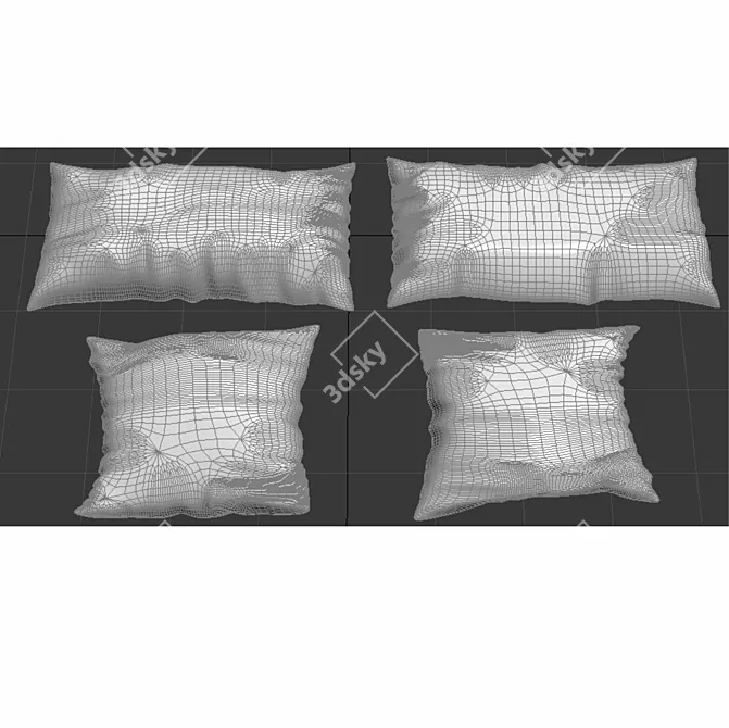 Classic Collection Pillow Set 3D model image 3