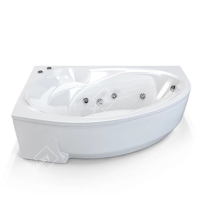 Luxury Fantasy Bath 3D model image 1