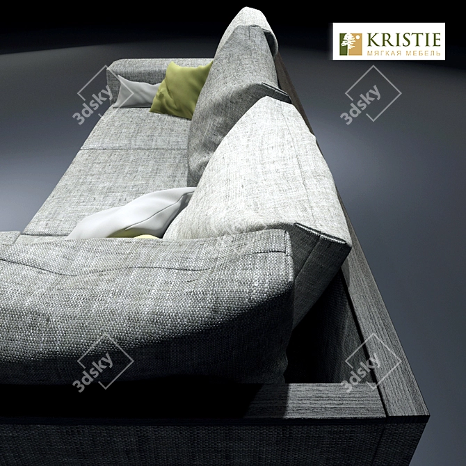 Kristie Miami: Stylish Modular Sofa 3D model image 3