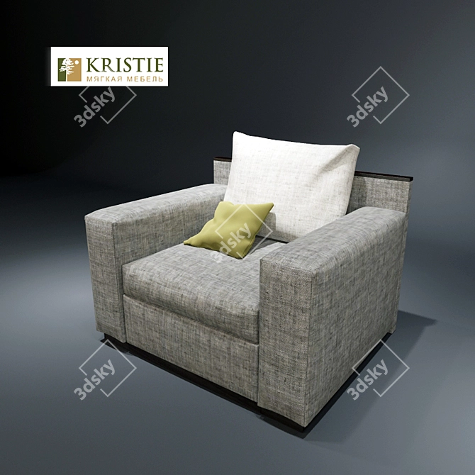 Kristie Miami Chair | Customizable Design 3D model image 3