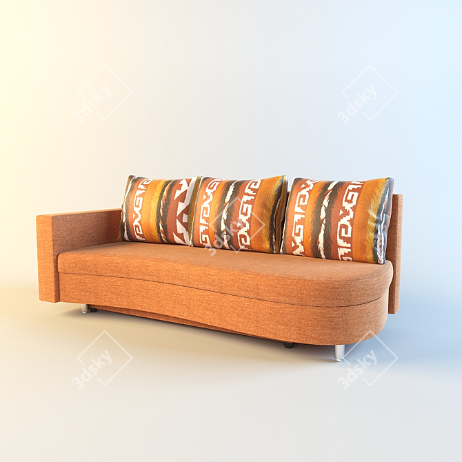 Comfy Cloud Sofa 3D model image 1