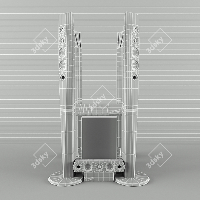 Title: Sony BDV-N9200W Home Cinema System 3D model image 3