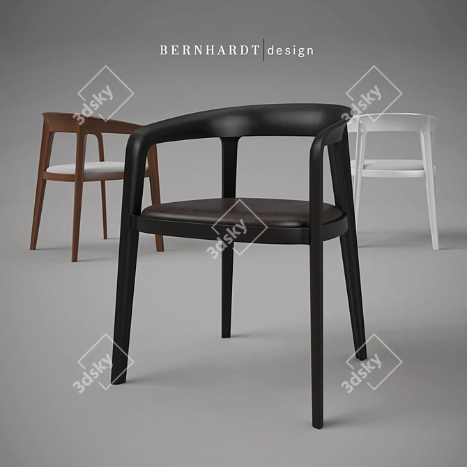 Elegant BERNHARDT Corvo Chair 3D model image 1