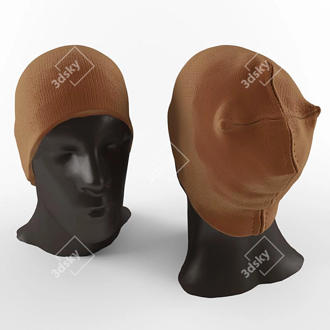 Cap-tivating Mannequin Head 3D model image 1