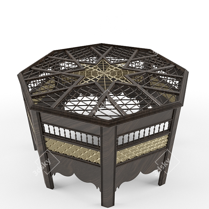 Islamic Inspired Table 3D model image 1