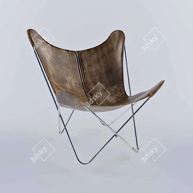 Butterfly Comfort Chair 3D model image 2