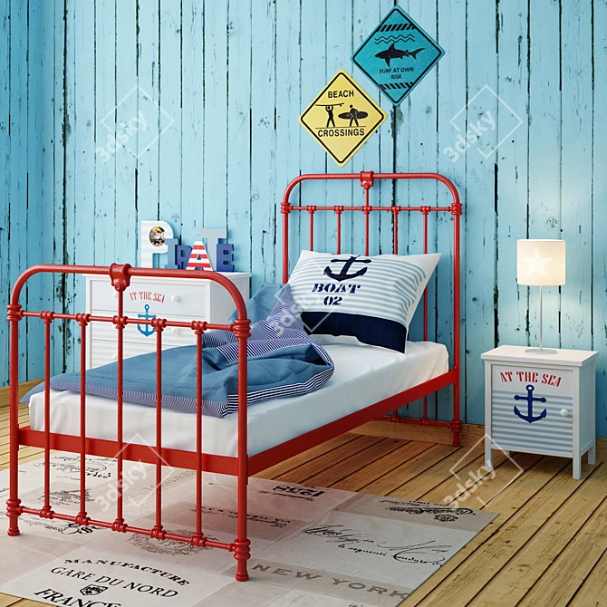 Pirate Adventure Bed Set 3D model image 2