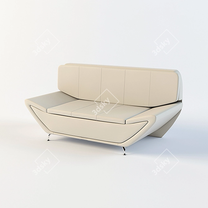 Title: Modern Photo-Inspired Sofa 3D model image 1